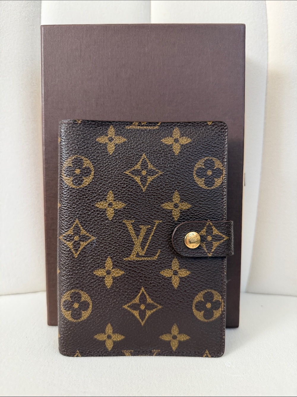 Louis Vuitton Monogram PM Agenda Cover Planner Organizer Notebook Holder